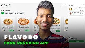 Flavoro - Food ordering app with ReactJs + TailwindCss+ Redux toolkit in Hindi