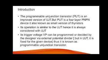 Programmable Unijunction Transistor