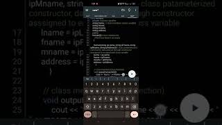 Class constructor, encapsulation Mobile programming Part 1