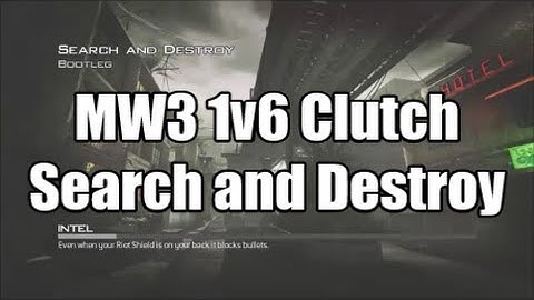 MW3: Strategic Search (ep_2) 1v6 Clutch | Bootleg Search and destroy