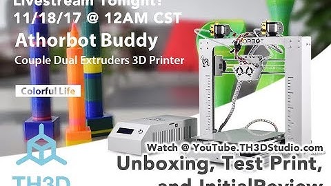 Athorbot Buddy Couple 3D Printer Review | TH3DStudio.com