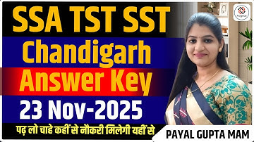 Chandigarh SSA TGT SST Exam 23 November 2025 | Full Question Paper Solution | Answer Key & Analysis