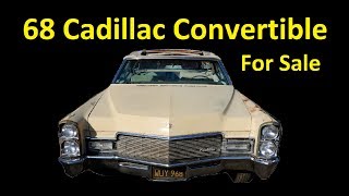 Buy a Classic Car ~ 1968 Cadillac Convertible Review Video