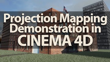 Projection Mapping Tutorial, Demonstration & Definition with CINEMA 4D