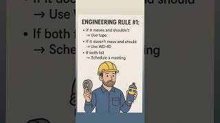 😂 ENGINEERING RULE #1The ultimate troubleshooting guide