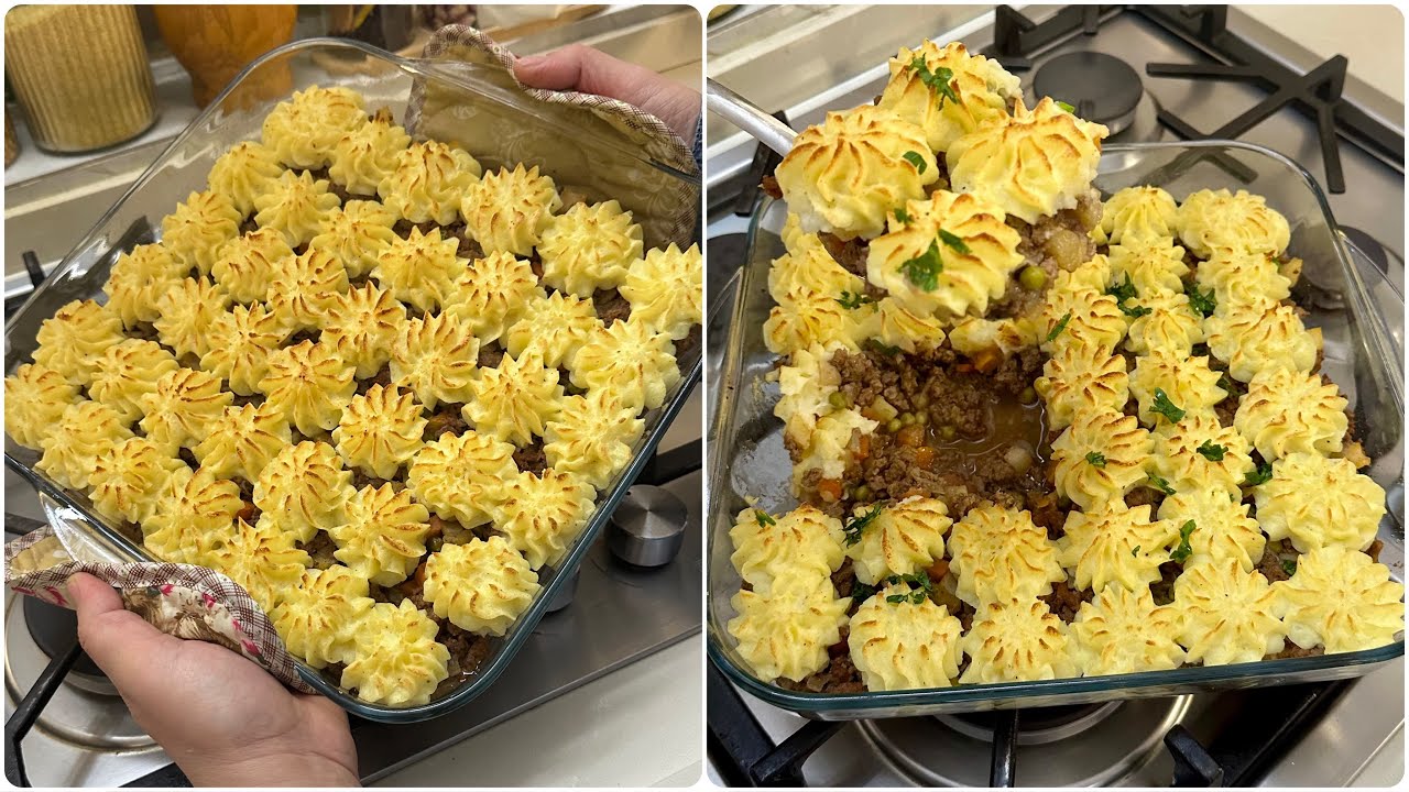 فكرة رهيبة للعشاء فطيرة الراعي بطريقة تقديم تجنن خليت زوجي ينبهر بطعمها