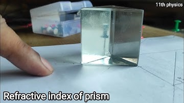 Refractive index of prism || 11th physics practical #11thphysics @a2zpractical991