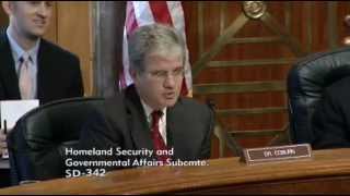 20111103 Senator Cobrun on Court Challenges to Dodd Frank Mandated Position Limits