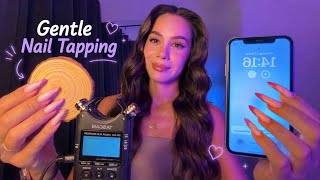 Gentle Nail Tapping 🥰 ASMR That Will Make You Fall Asleep 😴 // tascam