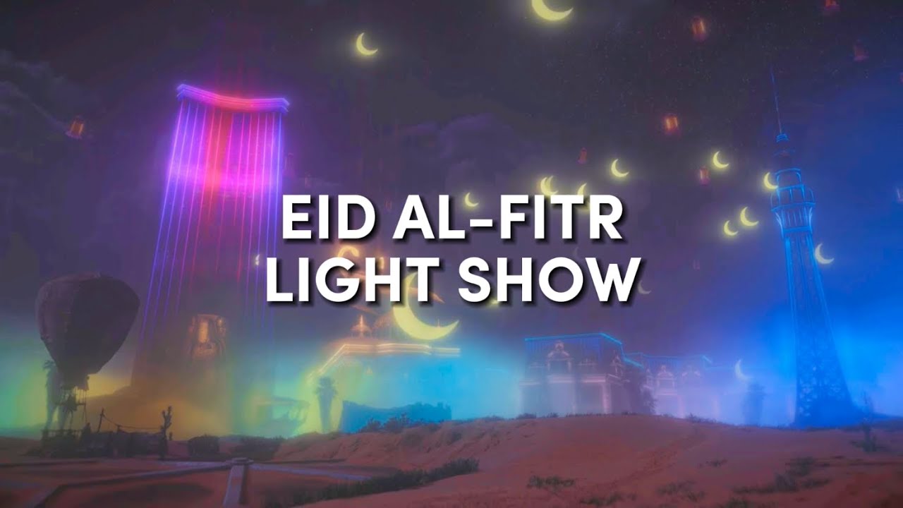 Eid al-Fitr Light Show | Horizon Forbidden West Ambience [No. 9] | ASMR