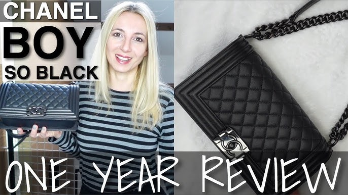 CHANEL BOY BAG REVIEW: WHAT FITS + COMPARISON + 2 YEAR WEAR & TEAR