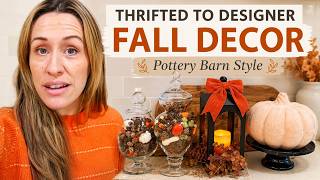 Turning Thrifted Items Into Designer Level Fall Decor
