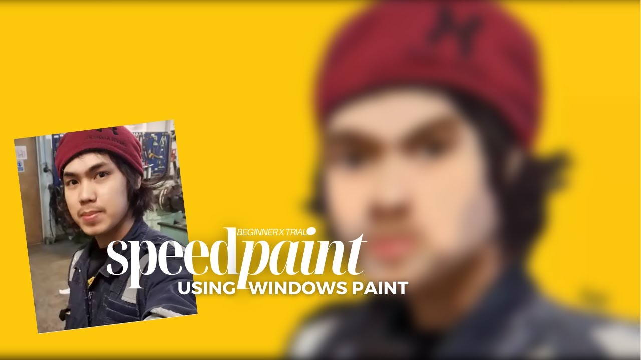 SPEED PAINT USING WINDOWS PAINT APP X BEGINNER X BASIC | Amera