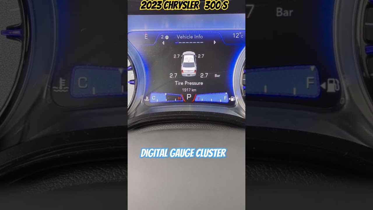 Chrysler 300 S .. Digital Gauge Cluster..  #chrysler #chrysler300 #chrysler300s