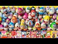 Over 100 chocolate eggs surprise mystery blind boxes  asmr oddly satisfying relaxing sounds