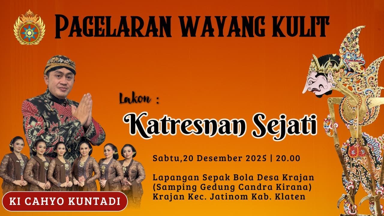 KI CAHYO KUNTADI || LAKON KATRESNAN SEJATI