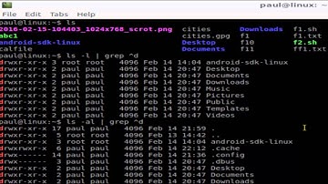 How to list only directories in Ubuntu