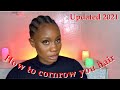 How To Cornrow Your Hair Yourself