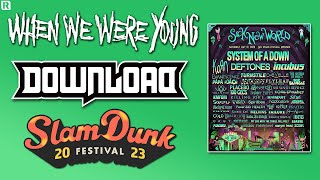 2023's Biggest Festival Line-Ups | Download, When We Were Young, Sick New World