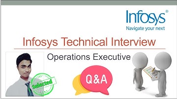 Infosys Technical Interview for Operations Executive | Q & A of the Interview |  StudyStool |