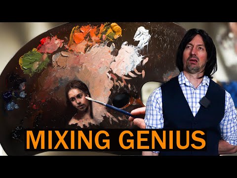 EASY HOW TO Mix Flesh Tones in Oil Paint amp Organize Palette for GREATNESS