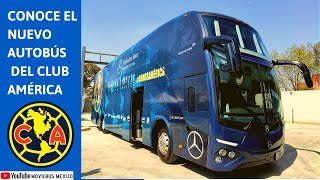 Así es el nuevo autobús Mercedes-Benz del Club América - YouTube