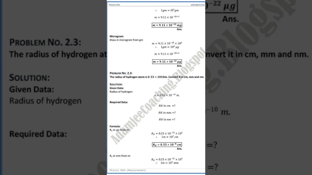 Physics 10th 🔥 Unit Conversion Trick in 30 Seconds 