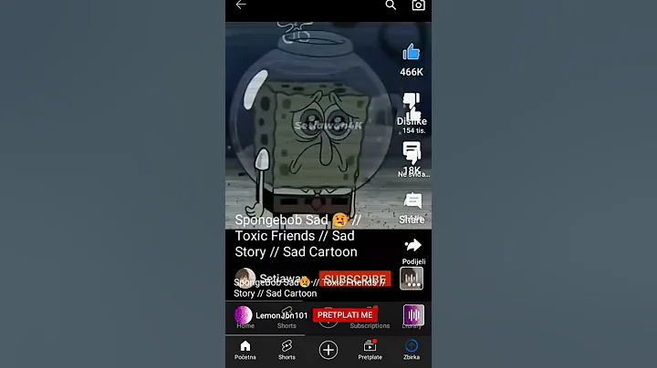 spongebob sad all friend are toxic😢