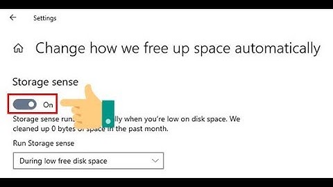 Hướng dẫn tự động xóa file rác, dọn ổ cứng hàng ngày trên Windows 10