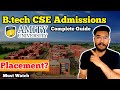 CSE from Amity University Mohali Admissions 2024 | CSE Admissions| Fee & Placements Reality Amity