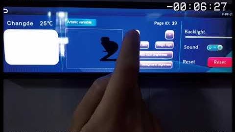 Dwin smart screen with special shape