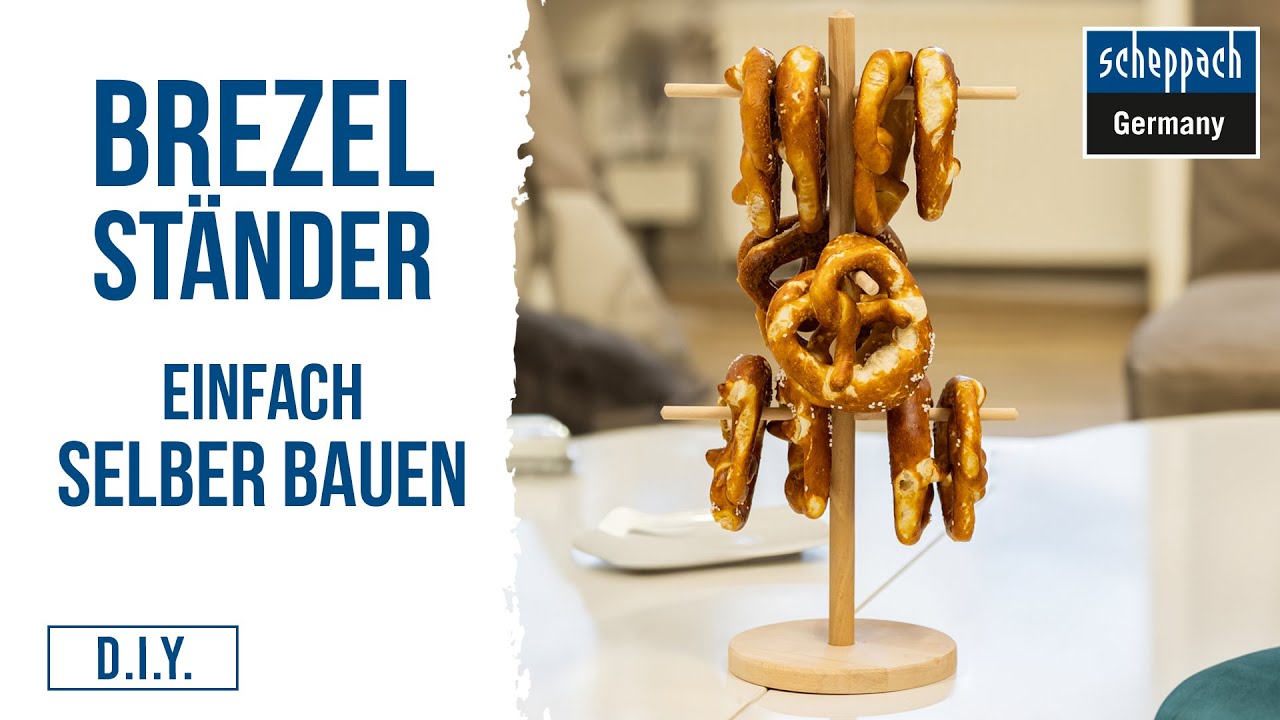 Brezelständer - der Hingucker auf jeder Party! Bau es nach 
