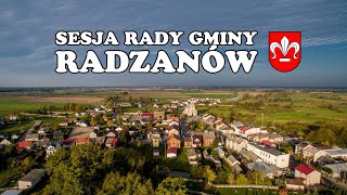 Rada Gminy Radzanów - XXV sesja