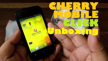 Cherry Mobile Click Unboxing - 3.5"-Screened Single-Core Android Phone With 3G For PHP 2,999