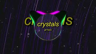 pr1svx - crystals (official audio) by lyrics of music...