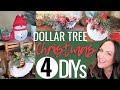 4 NEW Dollar Tree 🎄 HIGH END CHRISTMAS Decor DIY | Easy Dollar Tree Christmas Decor Crafts (2020)