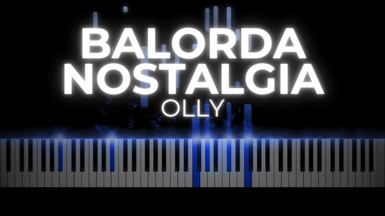 Balorda nostalgia - Olly (Sanremo 2025) // PIANO COVER Balorda nostalgia - Olly (Sanremo 2025) // PIANO COVER