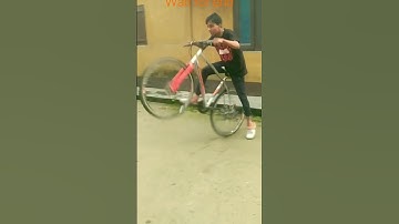 Cycle Wheelie stunt #zx10r #stunt #Shorts feed #shortvideo