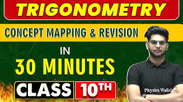 TRIGONOMETRY in 30 Minutes || Mind Map Series for Class 10th