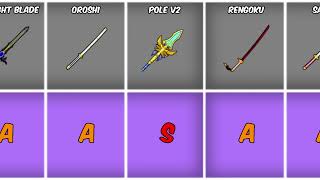 Blox Fruits EVERY SINGLE Swords Tier List REVEALED⚔️