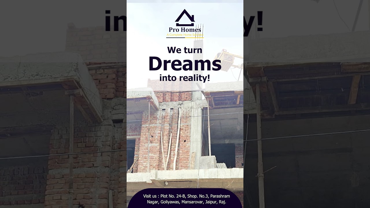 Pro Homes – Blueprint to Building Your Dream Home | Turnkey Construction in Jaipur