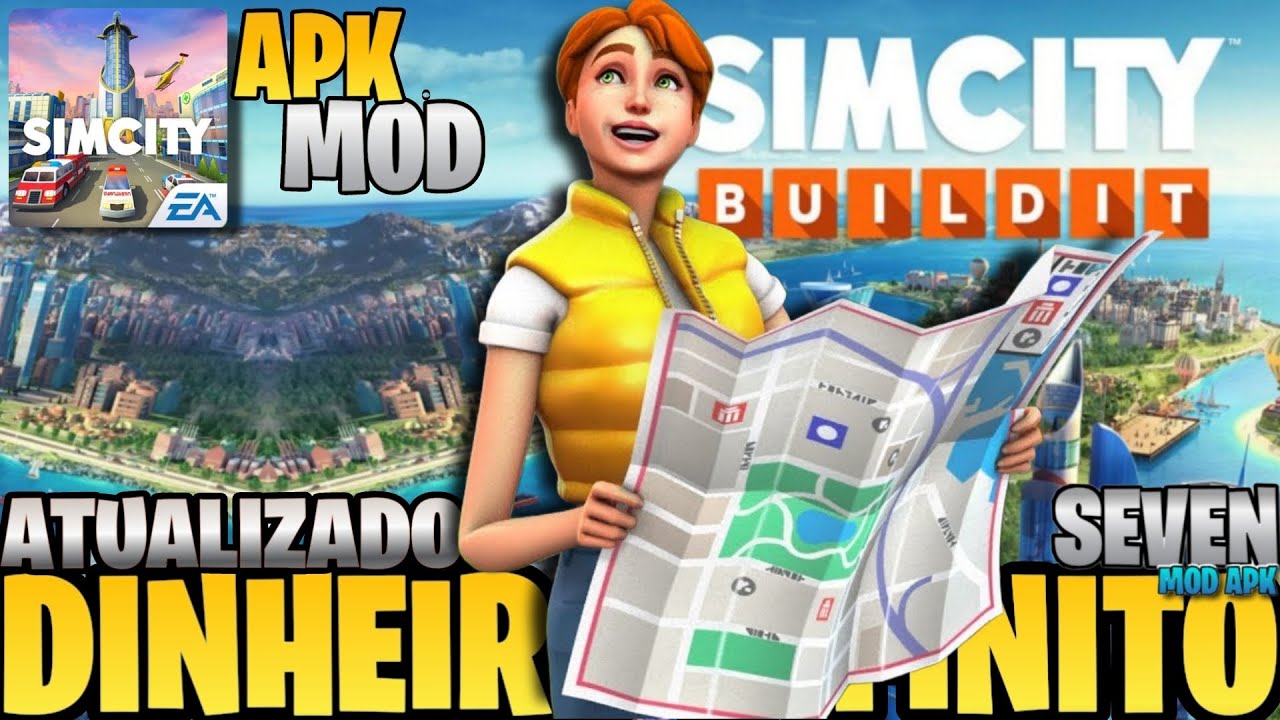 SIM CITY APK MOD DINHEIRO INFINITO LEVEL MÁXIMO ATUALIZADO ⬇️