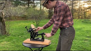 Mini Printing Press Restoration and Trial