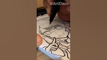[|OSHI NO KO|] Drawing Ruby Hoshino 💜✨[Short] - Dazo  #anime #manga #drawing #draw #oshinoko