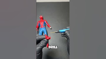 How to fix a Broken wrist peg #marvel #actionfigures #hottoys #spiderman
