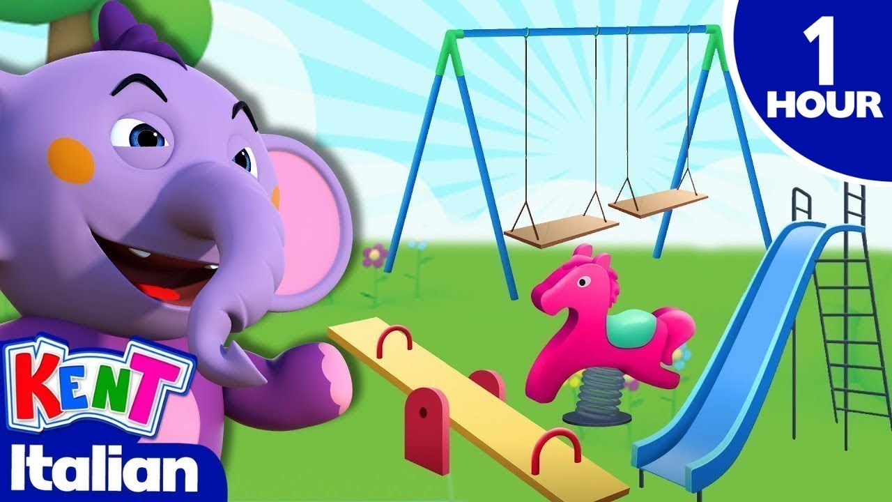 Canzone divertente per il parco giochi 🎢 + altre canzoni per bambini di Kent I'elefante