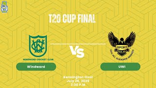 BCA T20 Cup Finals Windward vs. U.W.I