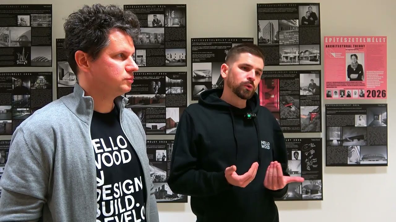 Építészet MA programsorozat: Hello Wood Építész Iroda előadása