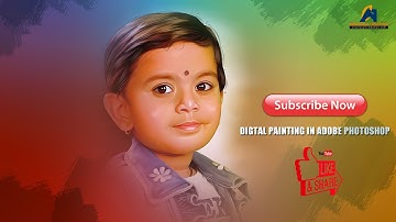 Advanced Colorful Digital Painting In Photoshop Tutorial | Smudge Painting