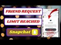 You Have Reached Your Limit of Friend Requests for now Try Again in Few Days